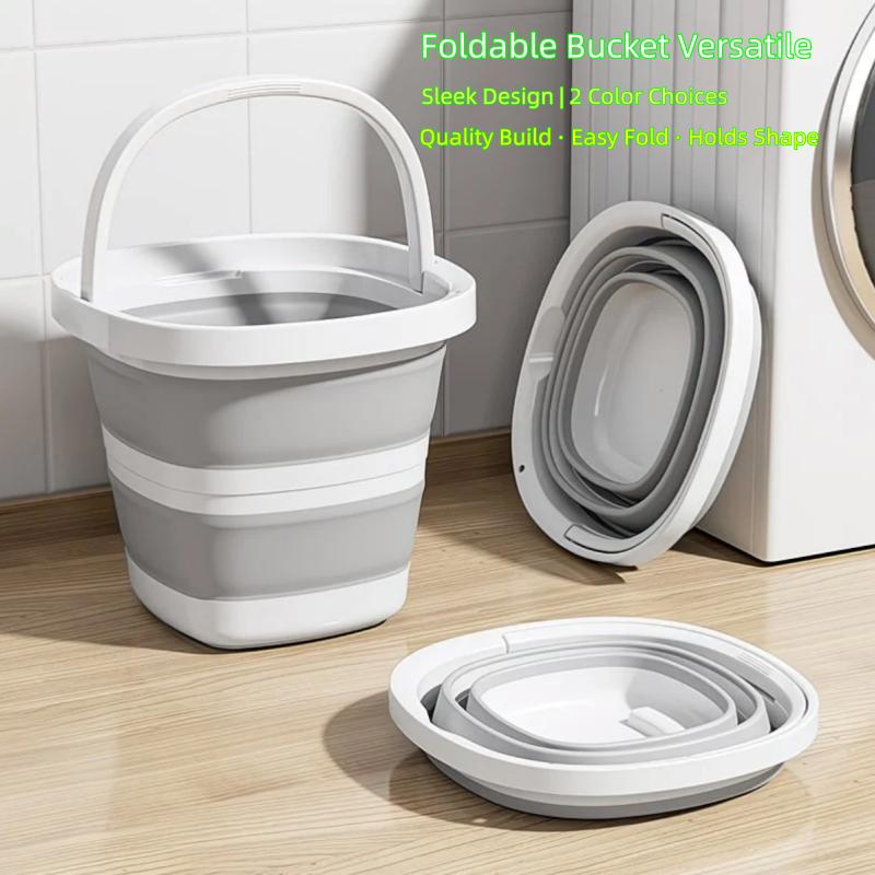 Water Bag Collapsible - Foldable Water Bucket Essential For Fishing
