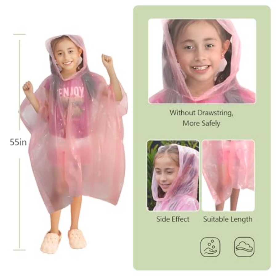 Emergency Disposable Rain Ponc - Emergency Poncho Rain ulasan dan harga