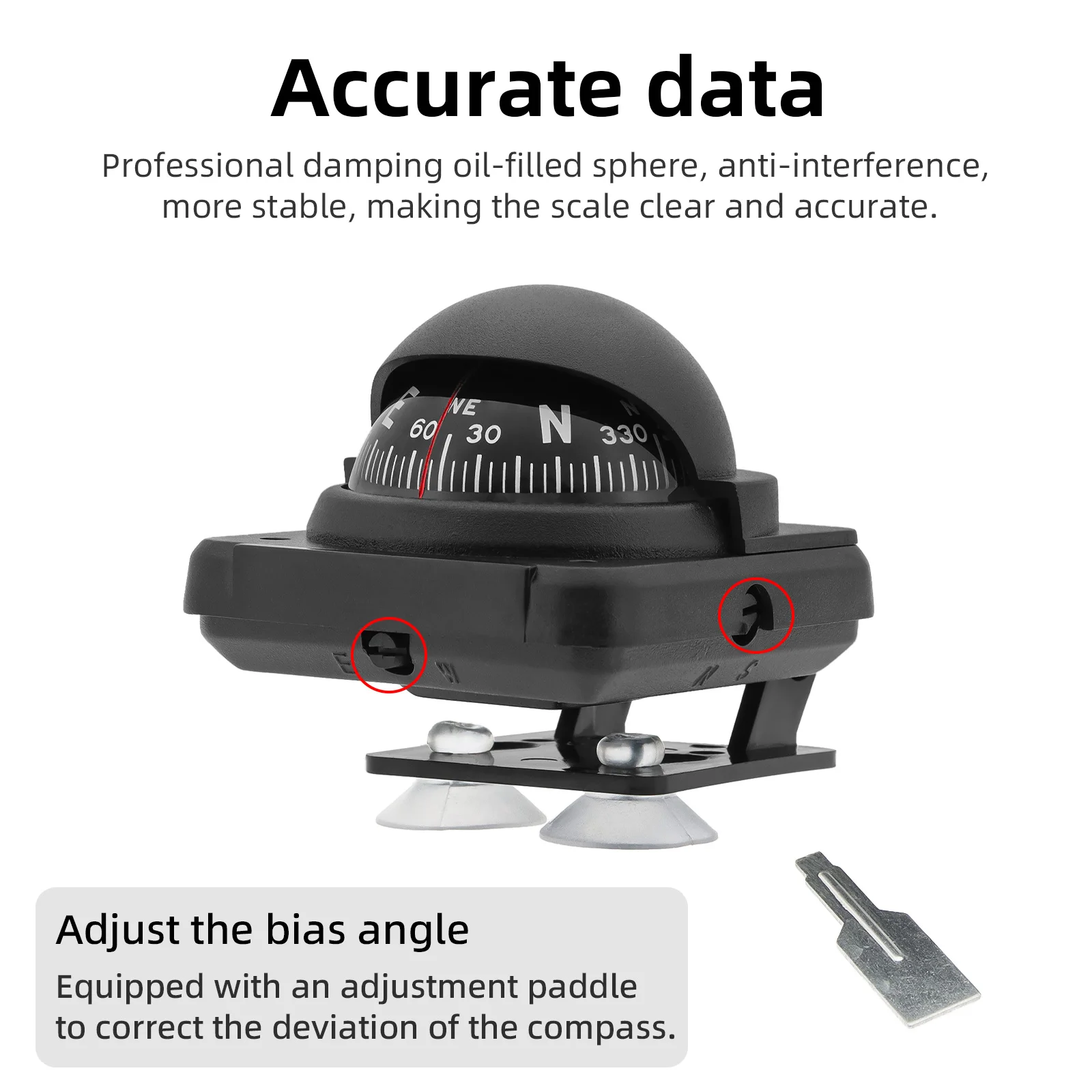 Vehicle Navigation Car Compass - Compass Lensatic ulasan dan harga