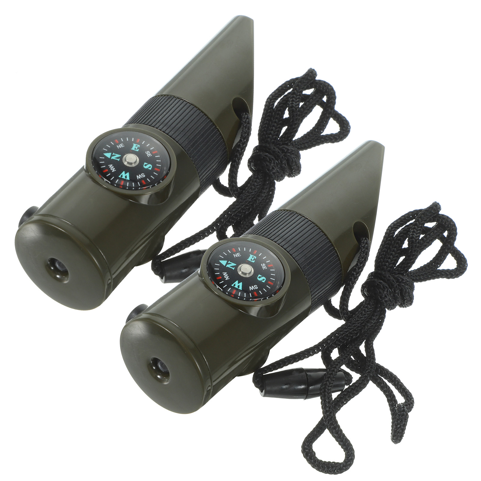 2Pcs 7-in-1 Survival Whistle A - Emergency Whistle Loud ulasan dan harga