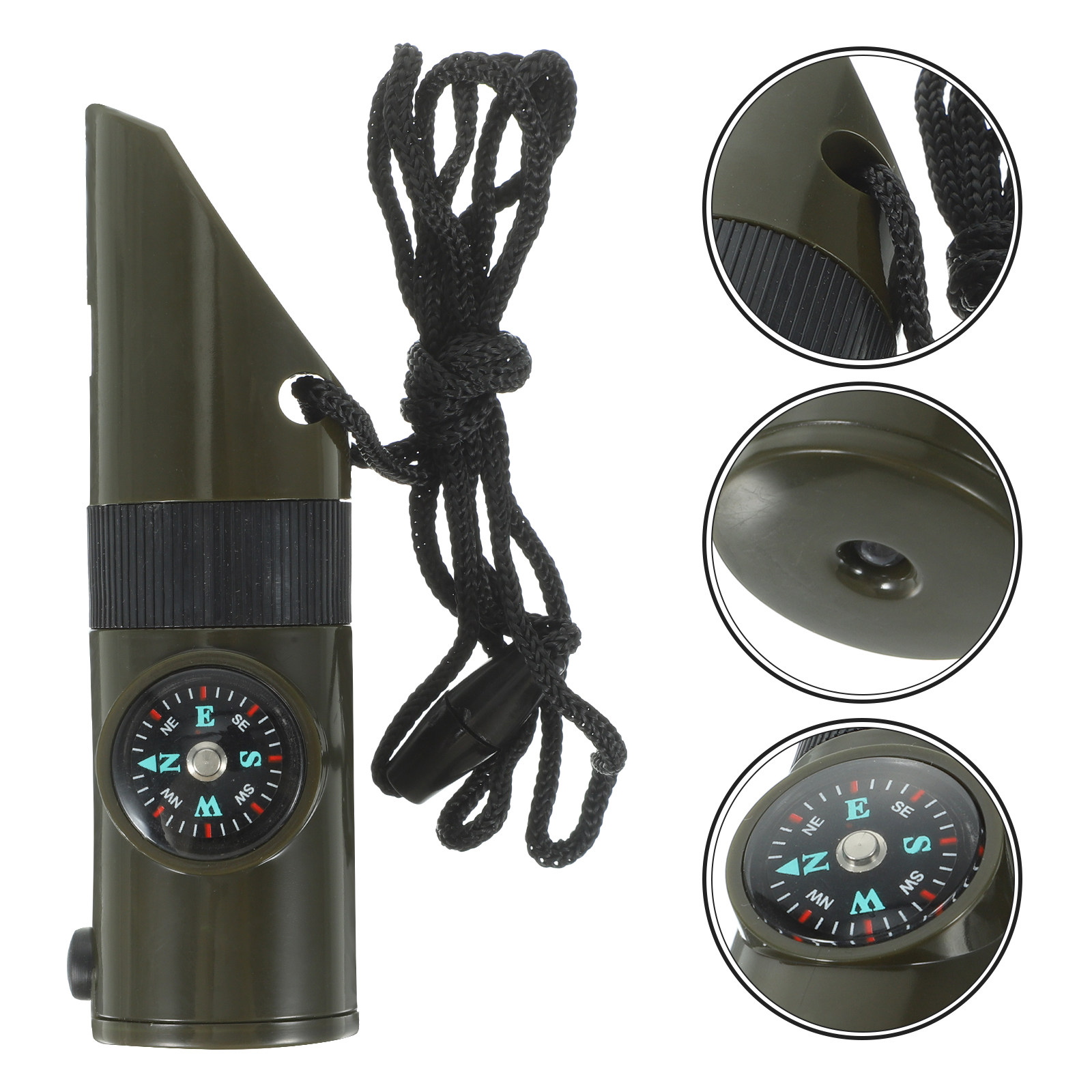 2Pcs 7-in-1 Survival Whistle A - Emergency Whistle Loud ulasan dan harga