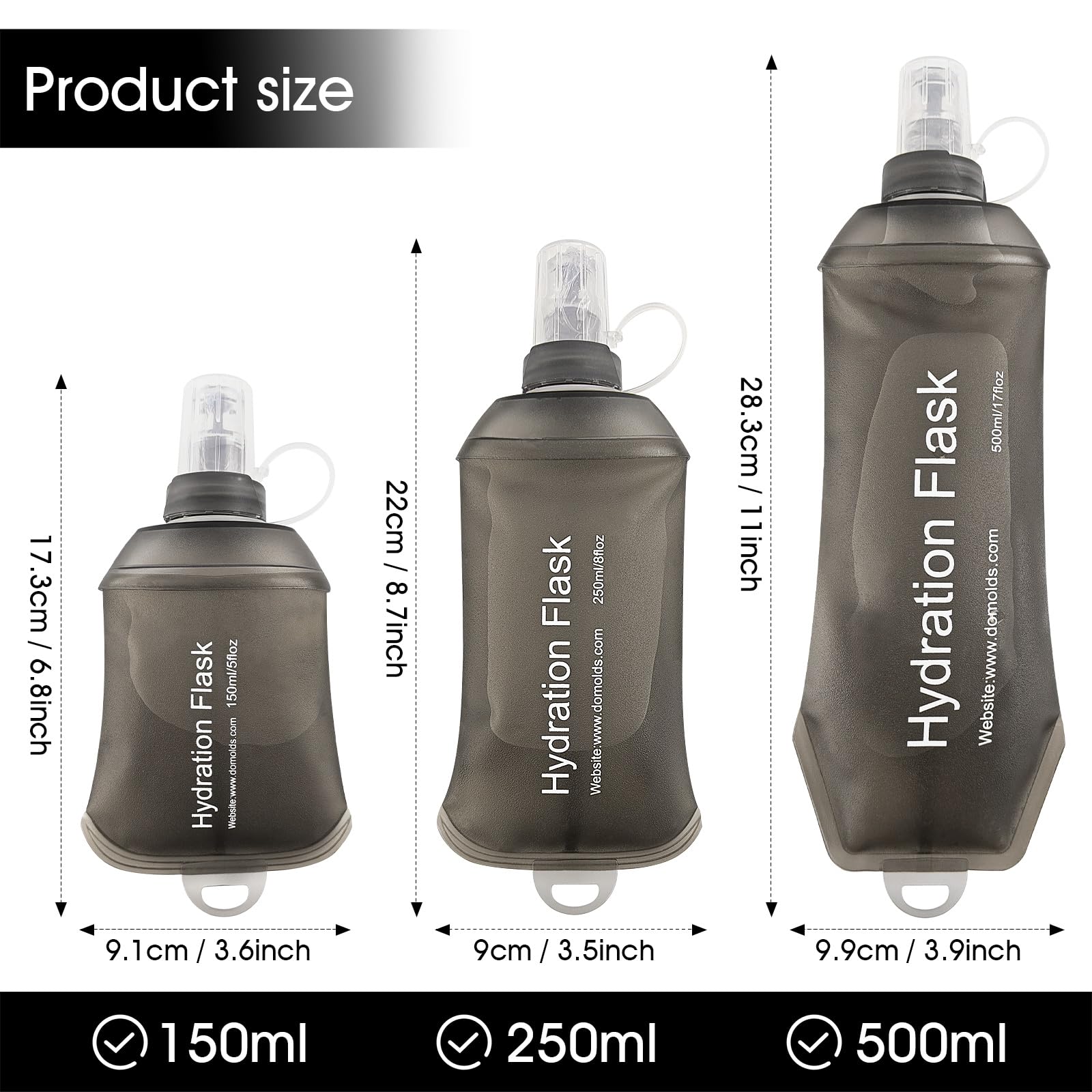 Soft Flask, TPU Collapsible So - Water Bag Collapsible ulasan dan harga