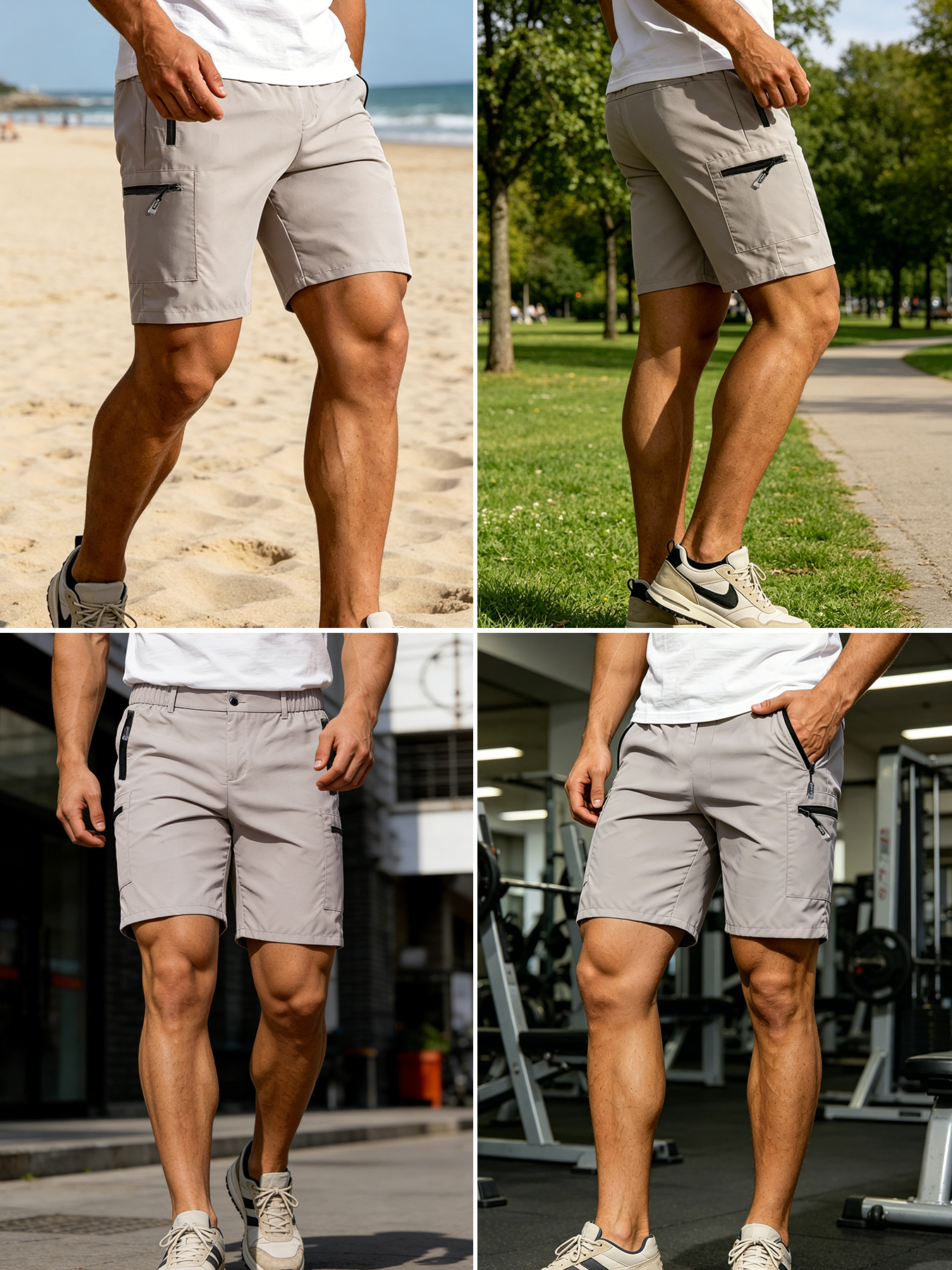 Men's Short Cargo Shorts Multi - Fishing Kit Compact ulasan dan harga