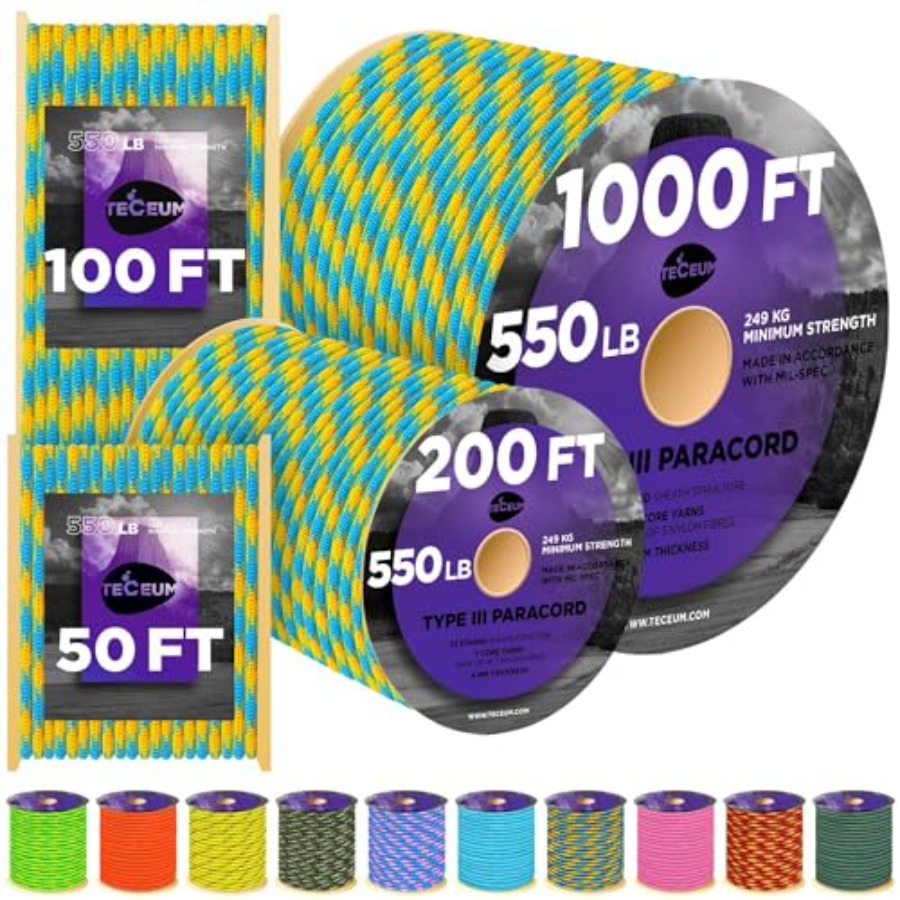 Reflective Paracord Rope 1000  - Para Cord 1000Ft ulasan dan harga