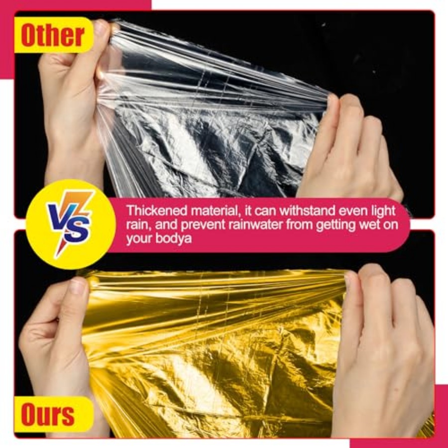 Handepo 100 Pack of Adult Rain - Emergency Poncho Rain ulasan dan harga