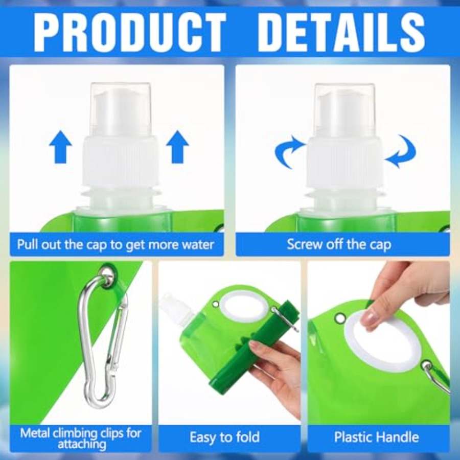 22 oz Collapsible Water Bottle - Water Bag Collapsible ulasan dan harga