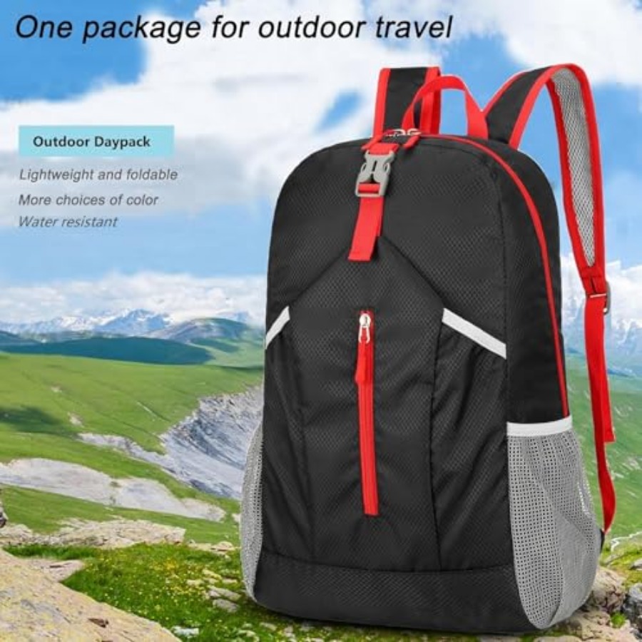 25L Foldable Hiking Backpack,  - Water Bag Collapsible ulasan dan harga