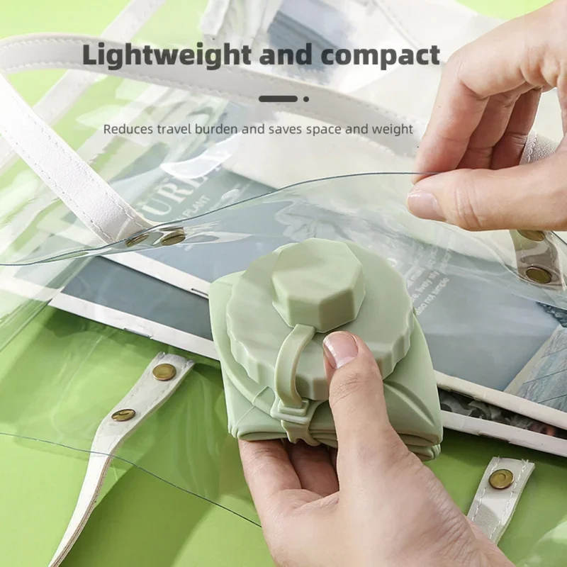600ml Silicone Folding Water B - Water Bag Collapsible ulasan dan harga