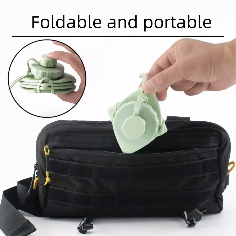 600ml Silicone Folding Water B - Water Bag Collapsible ulasan dan harga