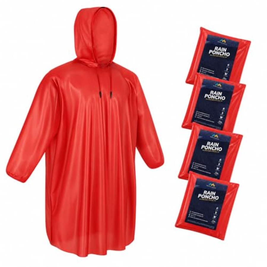 Mindful Design Rain Ponchos wi - Emergency Poncho Rain ulasan dan harga