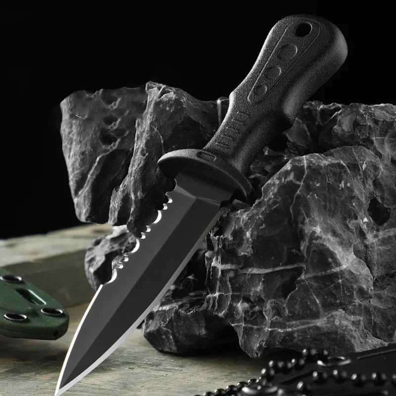 Mini Camping Outdoor Stainless - Bushcraft Knife Fixed ulasan dan harga