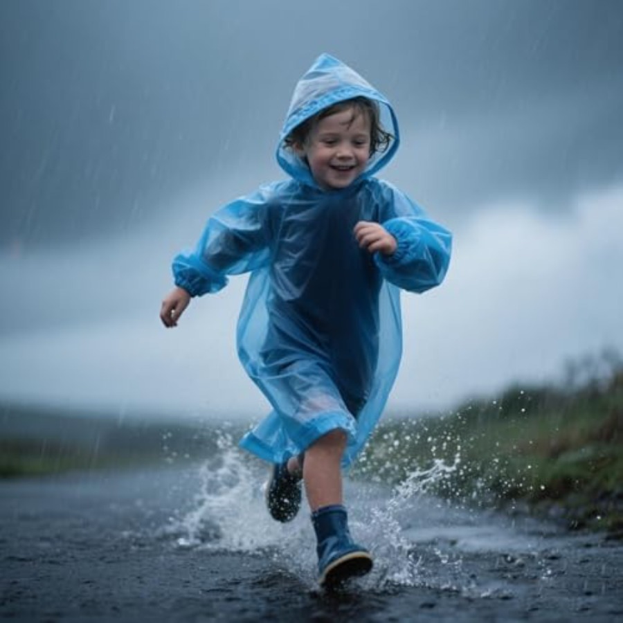 GAOHUI 4/6 Pack Disposable Rai - Emergency Poncho Rain ulasan dan harga