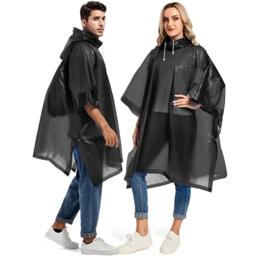 2 Pack Rain Ponchos for Adults - Emergency Poncho Rain ulasan dan harga