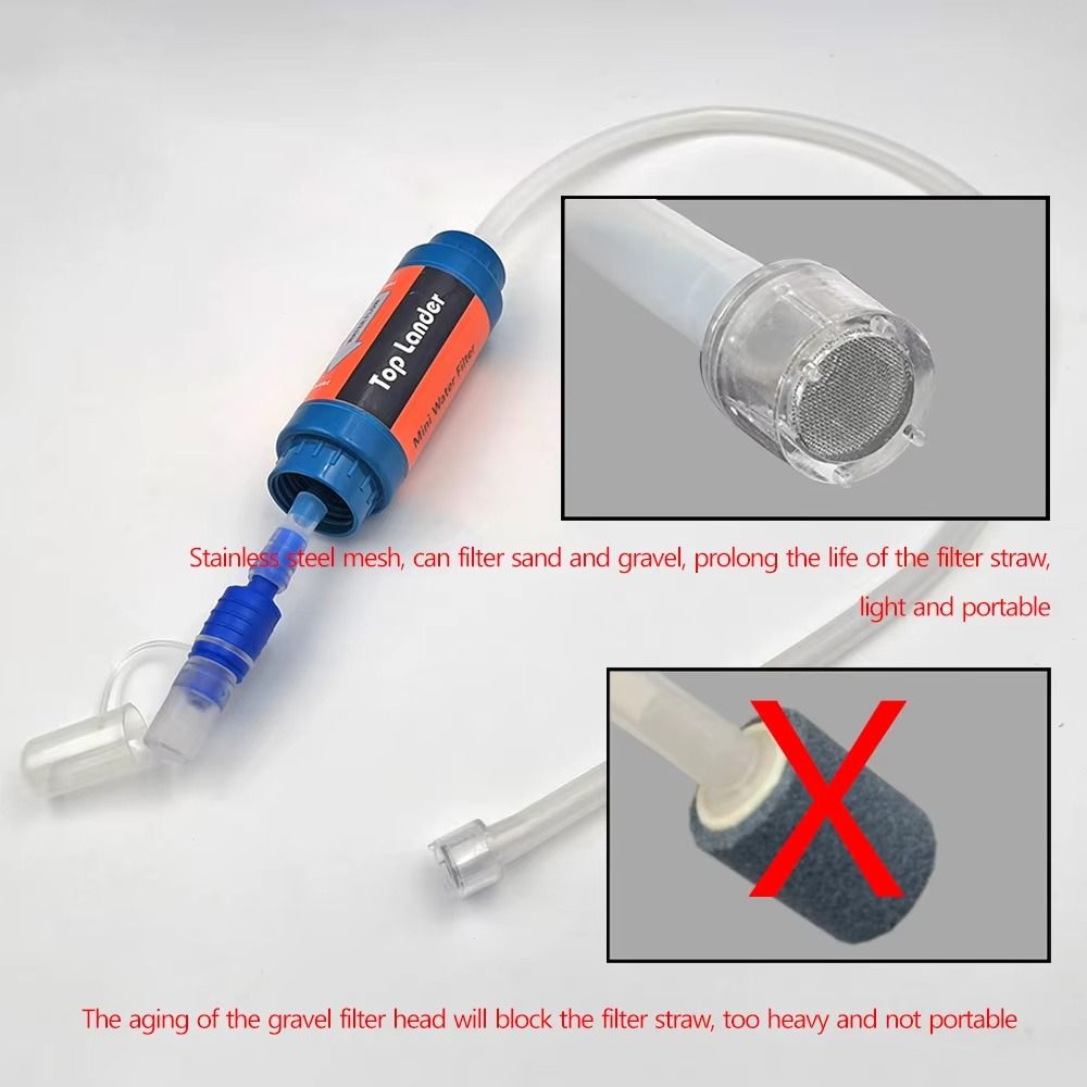 Mini Mini Water Filter Straw S - Water Purification Straw ulasan dan harga