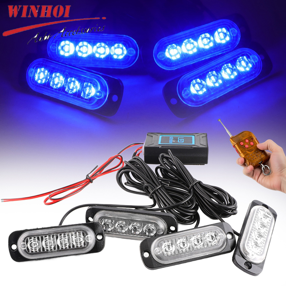 Wireless Grille Police Lights  - Sos Light Strobe ulasan dan harga