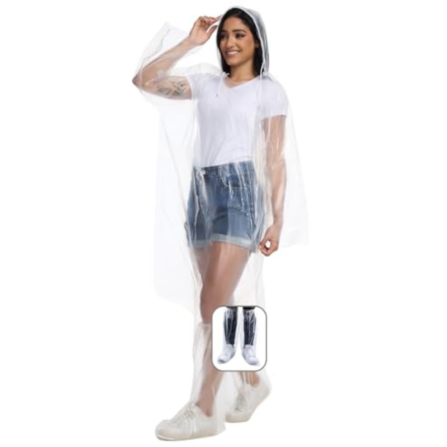 Disposable Rain Ponchos for Ad - Emergency Poncho Rain ulasan dan harga