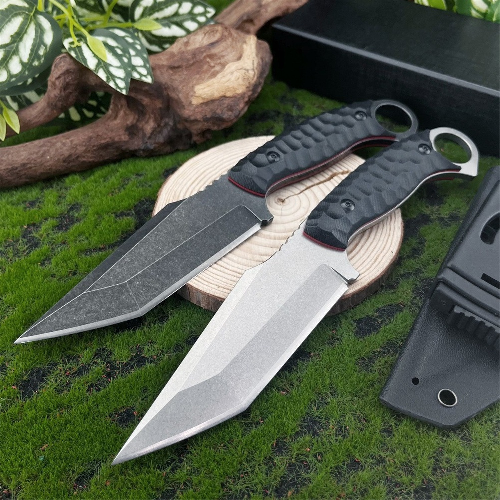 Outdoor EDC Fixed Blade Knife  - Bushcraft Knife Fixed ulasan dan harga