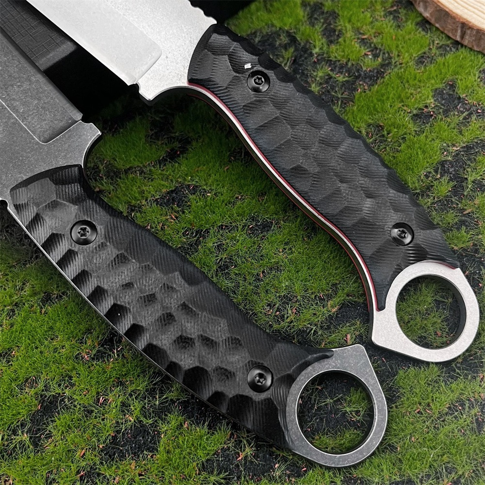 Outdoor EDC Fixed Blade Knife  - Bushcraft Knife Fixed ulasan dan harga