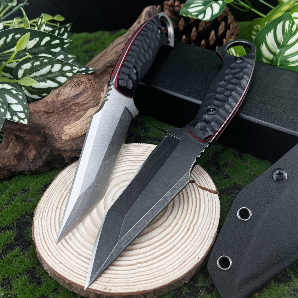 Outdoor EDC Fixed Blade Knife  - Bushcraft Knife Fixed ulasan dan harga