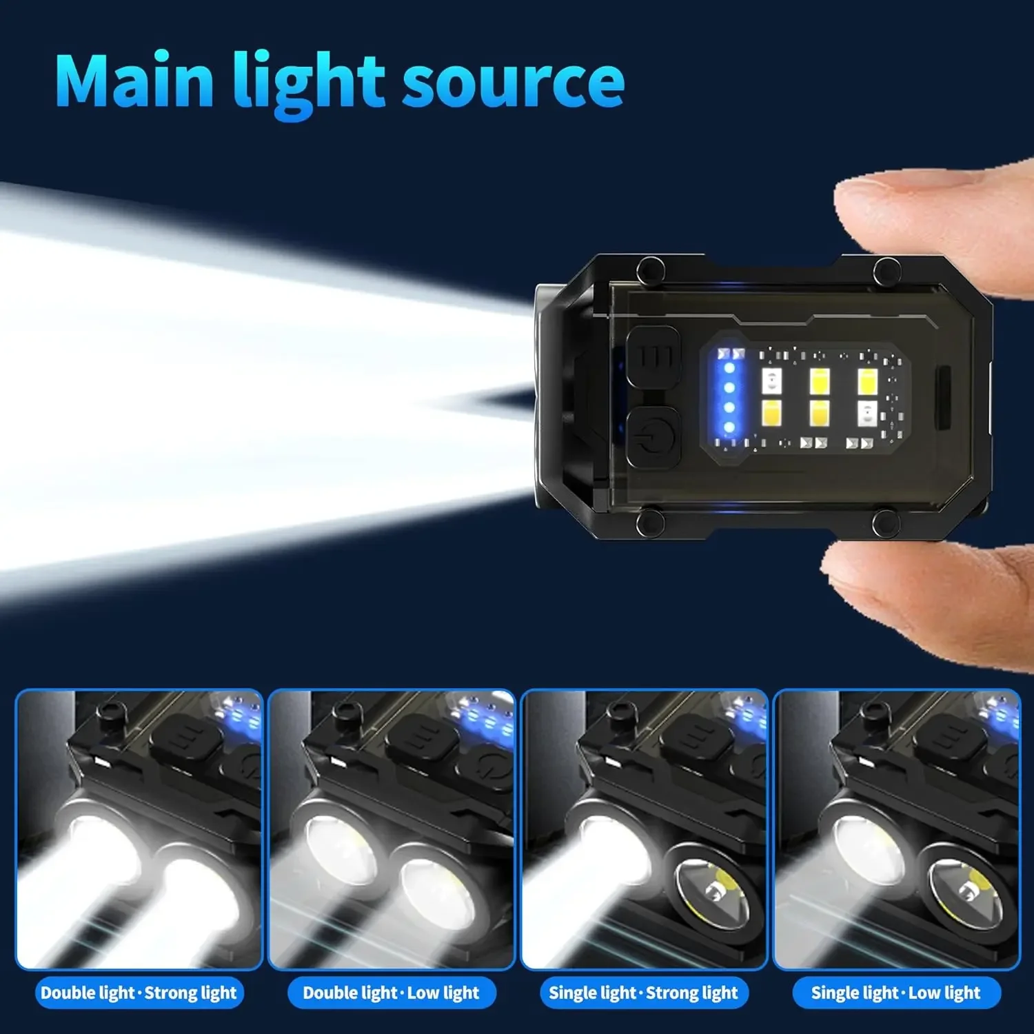 Mini COB Keychain Flashlight,C - Fishing Kit Compact ulasan dan harga