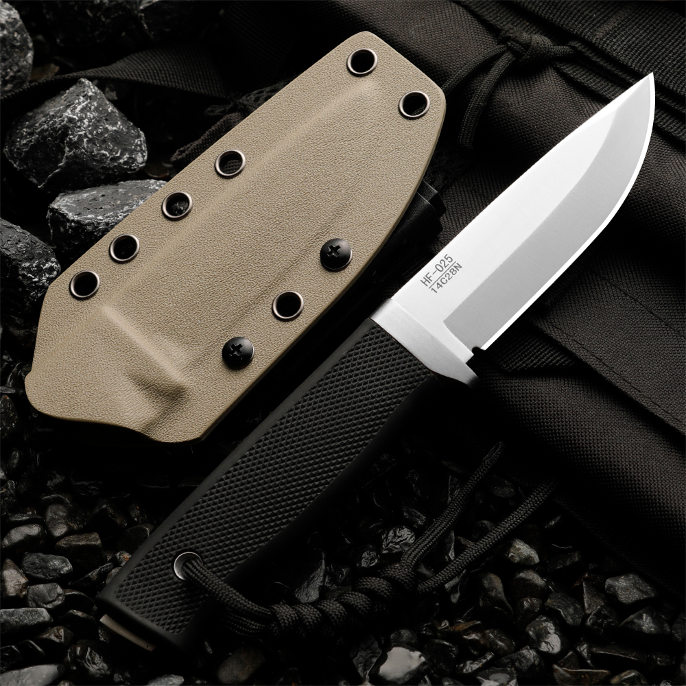 High-quality steel fixed blade - Bushcraft Knife Fixed ulasan dan harga