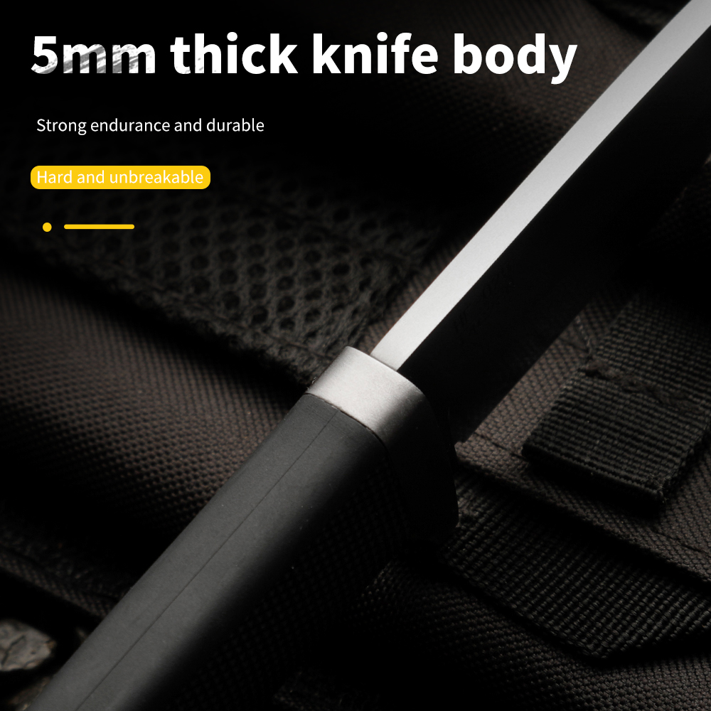 High-quality steel fixed blade - Bushcraft Knife Fixed ulasan dan harga