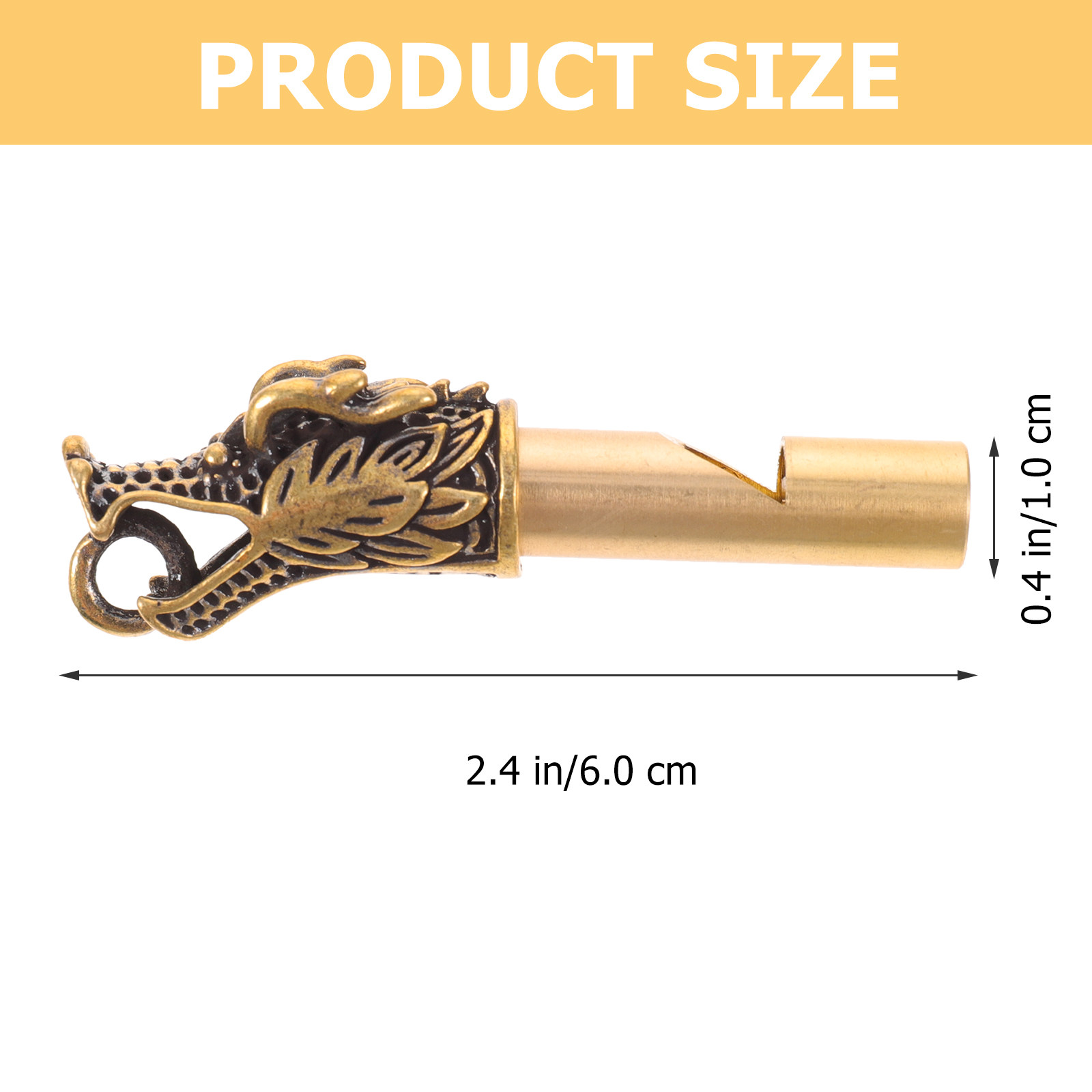 Delicate Brass Whistle Keychai - Emergency Whistle Loud ulasan dan harga