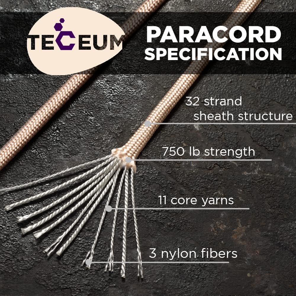 750 lb Paracord Rope - 1000Ft/ - Para Cord 1000Ft ulasan dan harga