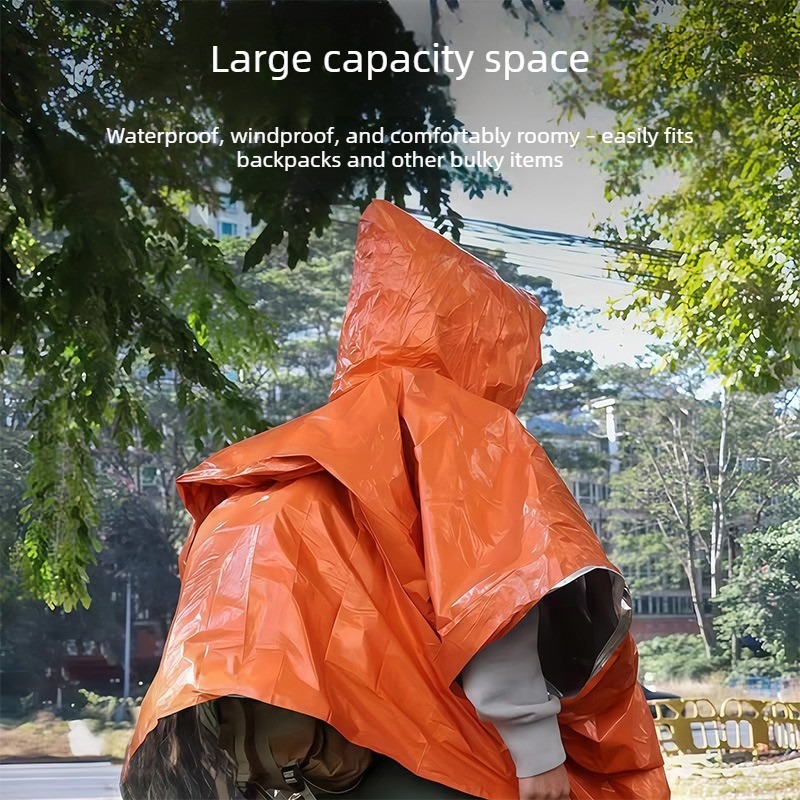 1-10PCS Emergency Blanket Ponc - Survival Blanket Reflective ulasan dan harga