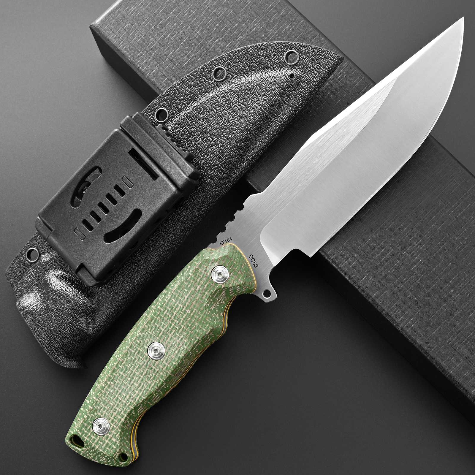 Eafengrow EF164 Fixed Blade Kn - Bushcraft Knife Fixed ulasan dan harga