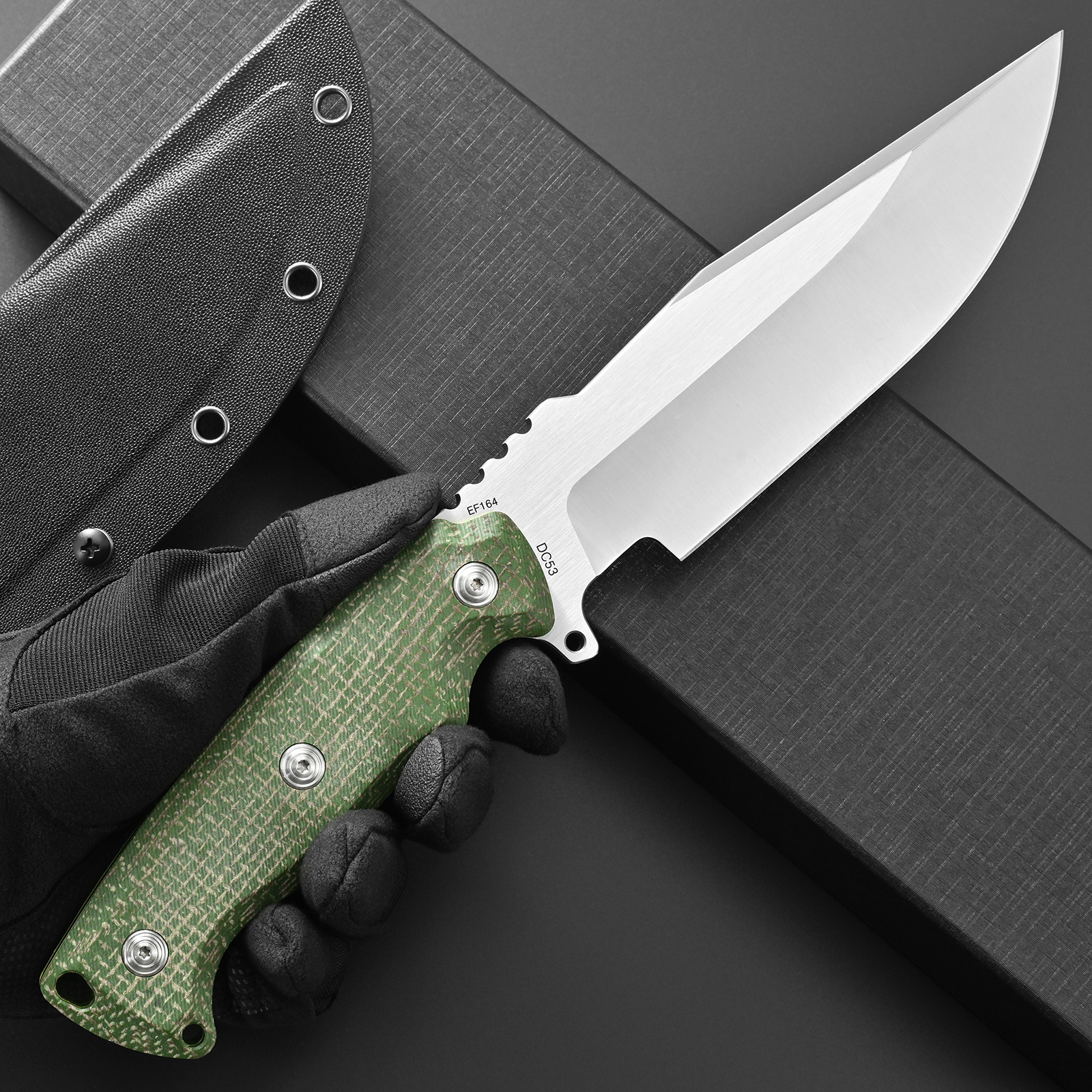 Eafengrow EF164 Fixed Blade Kn - Bushcraft Knife Fixed ulasan dan harga