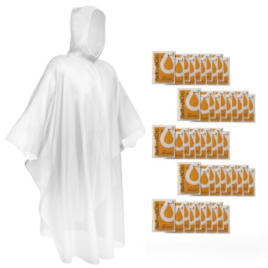 Disposable Rain Ponchos Emerge - Emergency Poncho Rain ulasan dan harga