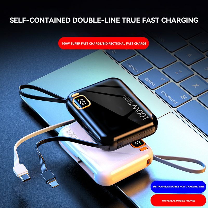 50000mAh Power Bank 100W Detac - Solar Emergency Charger ulasan dan harga